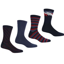 4 Pack Lifestyle Sock | Dark Denim