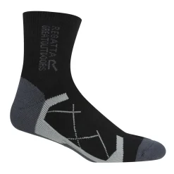 2 Pack Outdoor Active Sock | Black Hawaiian Blue