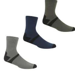 3 Pack Outdoor Lifestyle Sock | Steel Grey