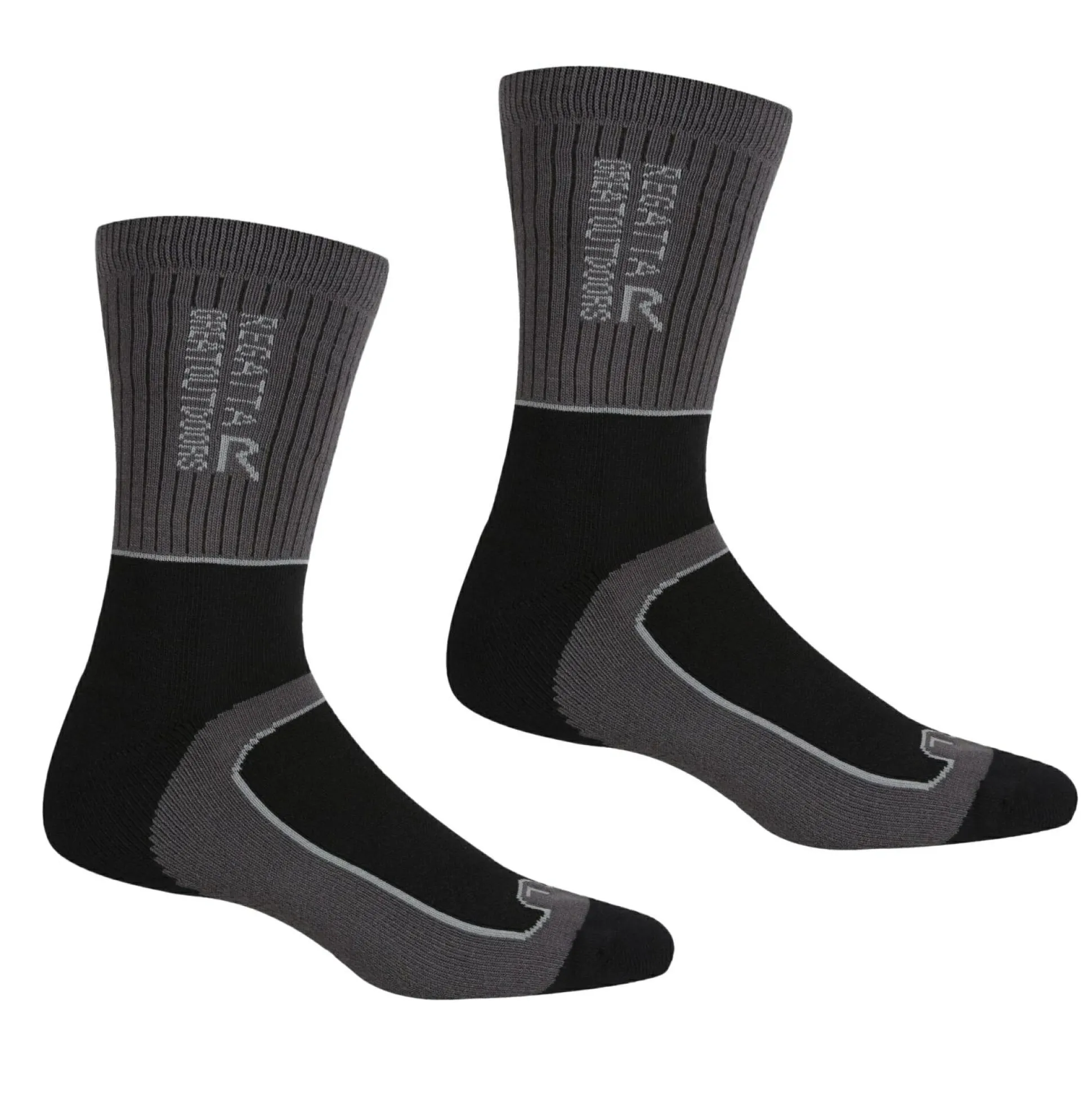 2 Pack Samaris 2 Season Sock | Black Dark Steel