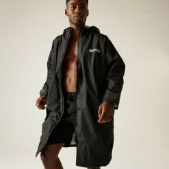 Adult Waterproof Changing Robe | Black