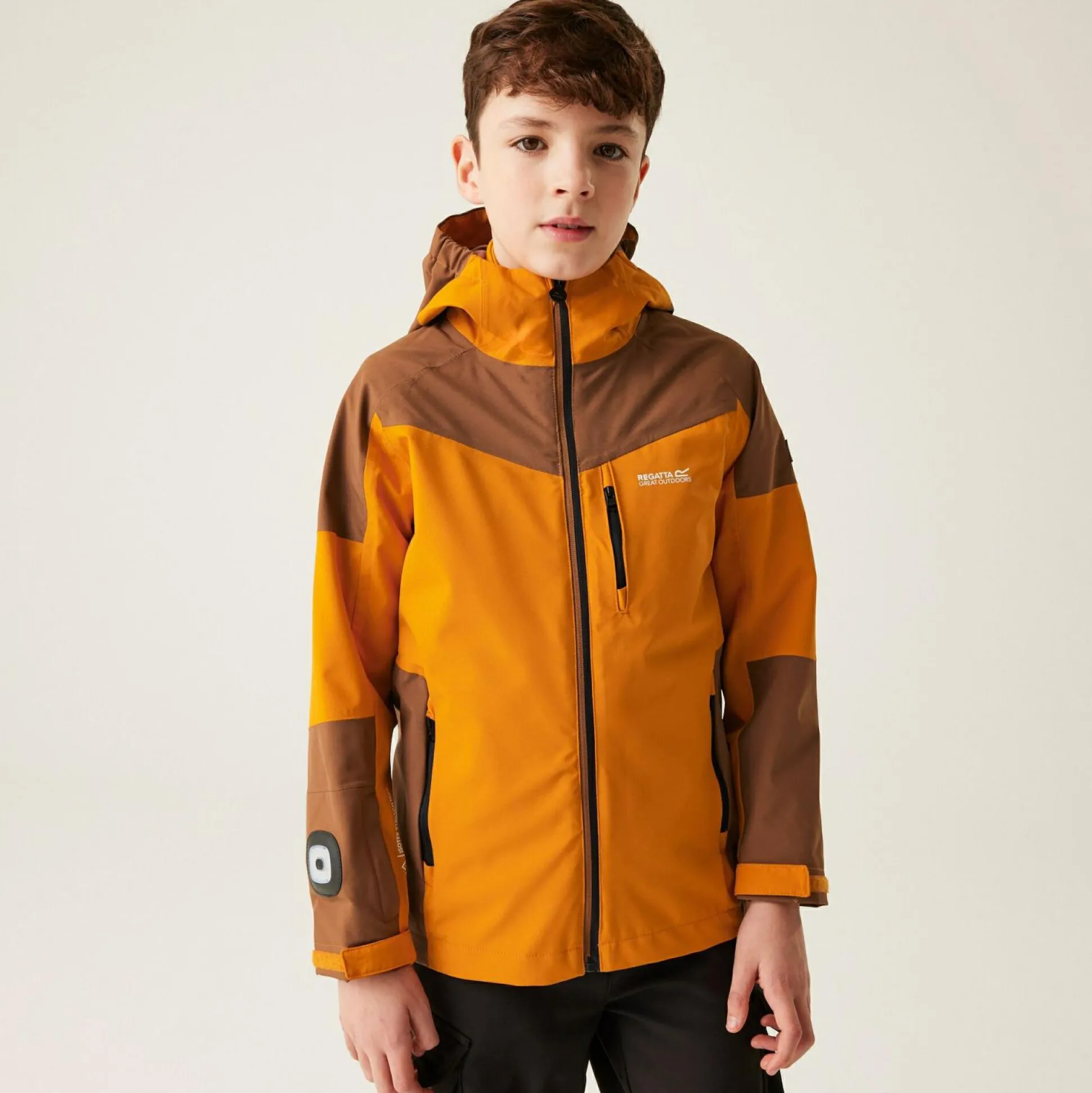 Boys Trekktain 3-in-1 Jacket | Fox Dark Brown Fox Inner