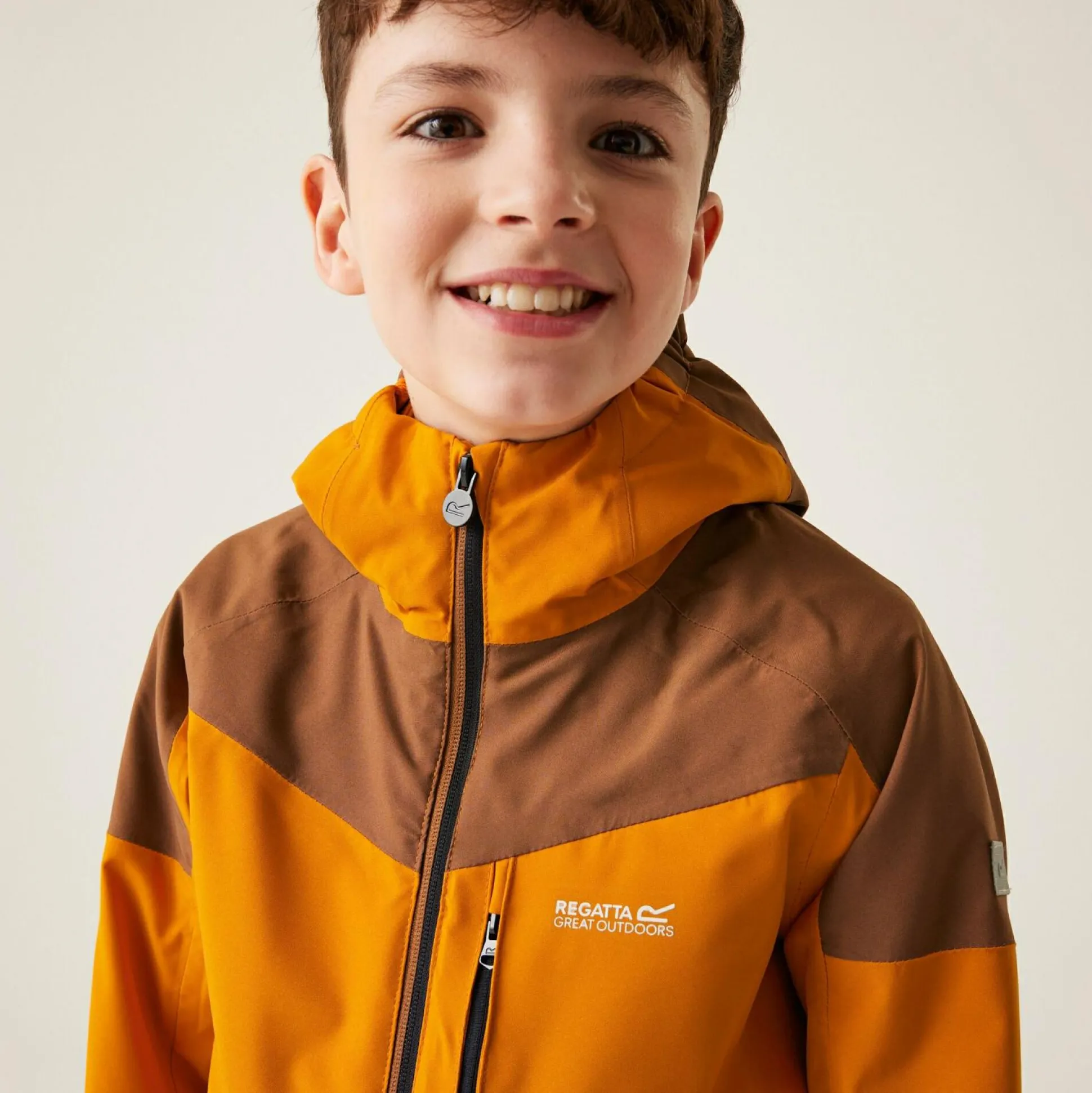 Boys Trekktain 3-in-1 Jacket | Fox Dark Brown Fox Inner