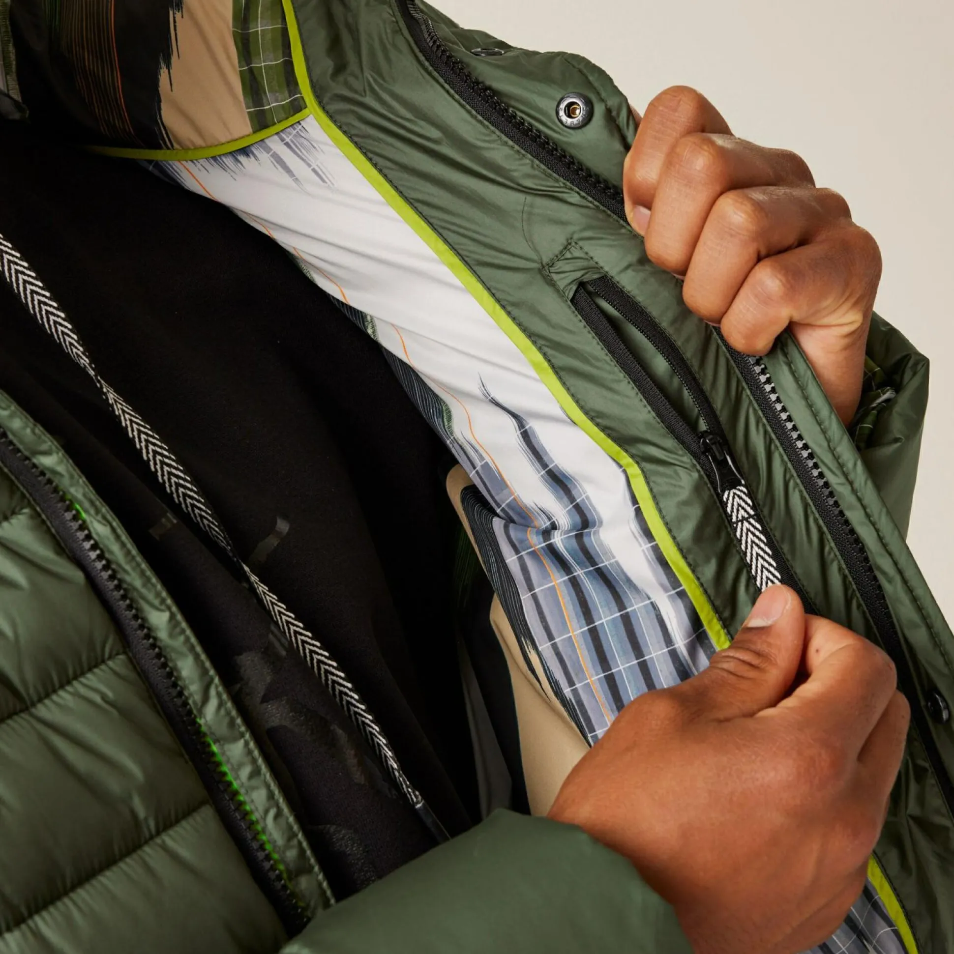 Christian Lacroix - Men's Collongues Long Padded Jacket | Thyme Leaf