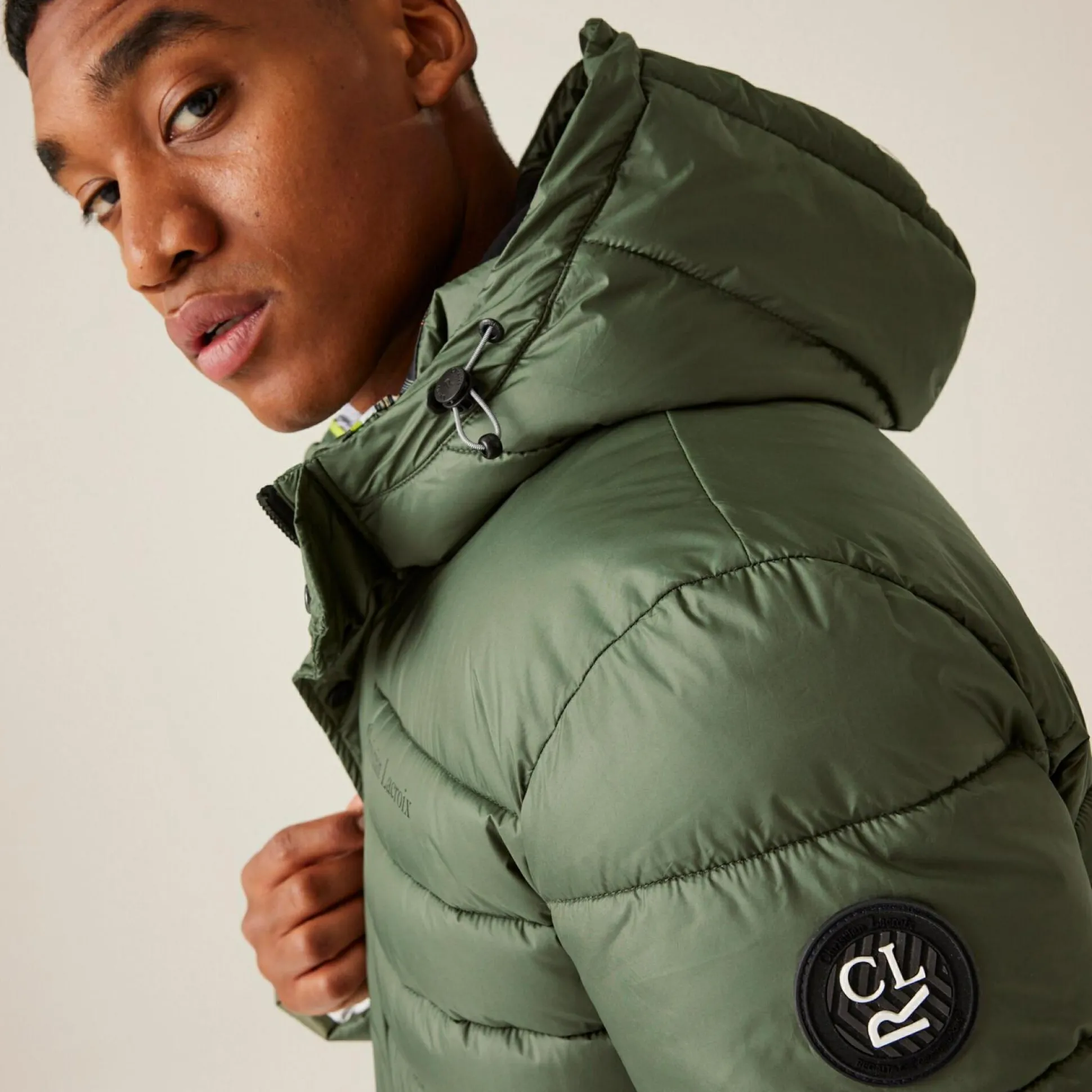 Christian Lacroix - Men's Collongues Long Padded Jacket | Thyme Leaf