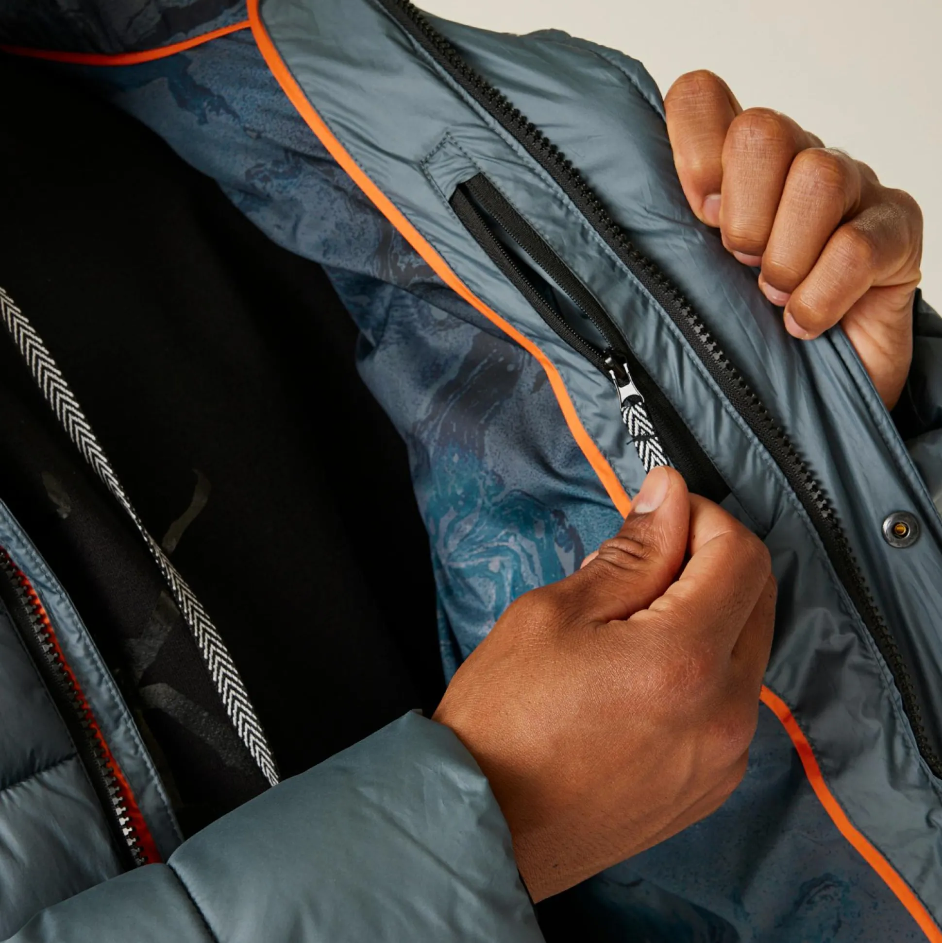 Christian Lacroix - Men's Collongues Long Padded Jacket | Stormy Weather