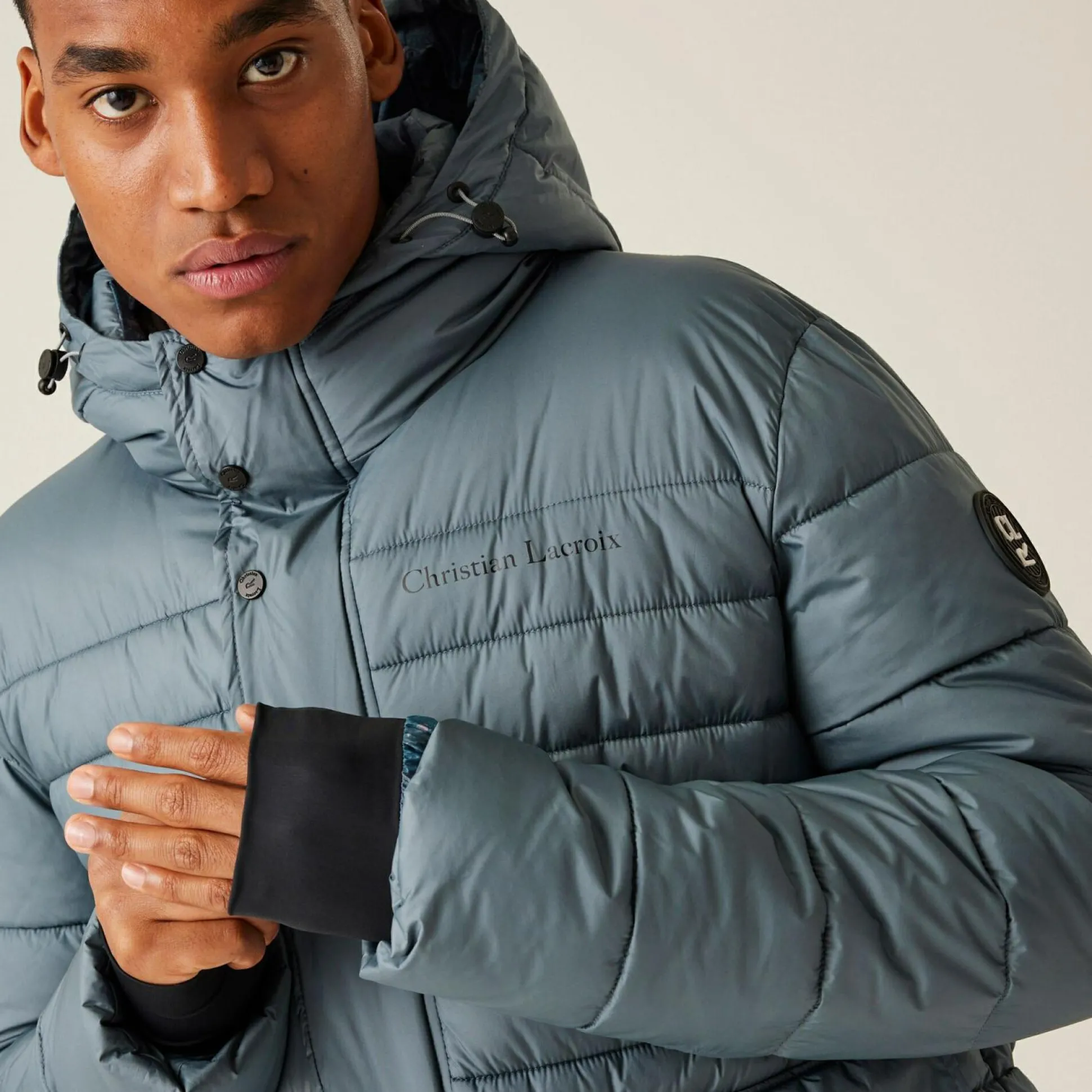 Christian Lacroix - Men's Collongues Long Padded Jacket | Stormy Weather
