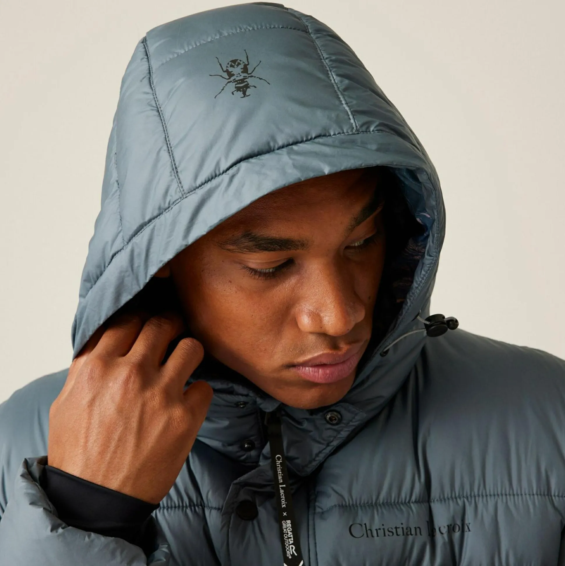 Christian Lacroix - Men's Collongues Long Padded Jacket | Stormy Weather