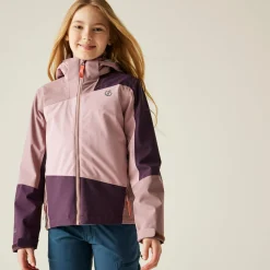 Dare 2b - Kids' Explore II Waterproof Jacket | Deep Plum