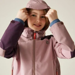 Dare 2b - Kids' Explore II Waterproof Jacket | Deep Plum