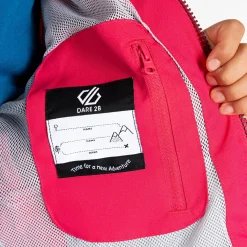 Dare 2b - Kids' Explore II Waterproof Jacket | Sparkling Cosmo