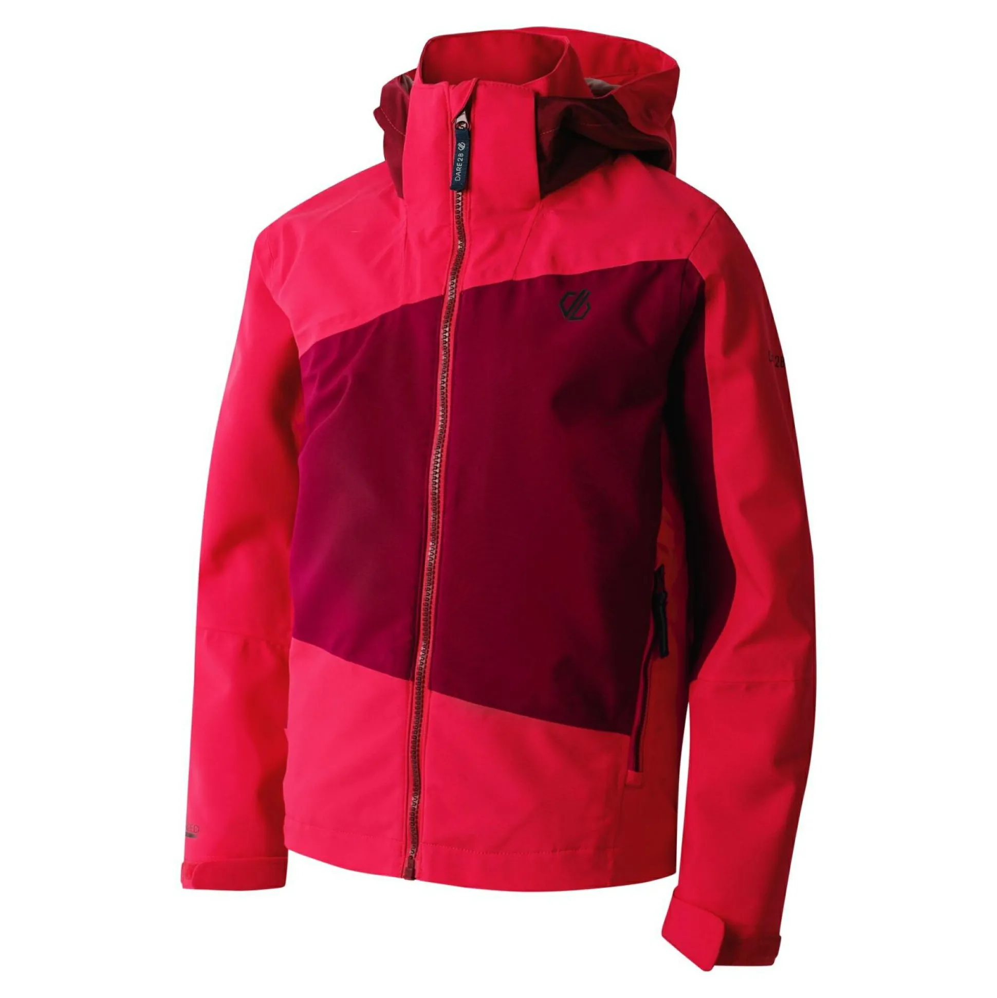 Dare 2b - Kids' Explore II Waterproof Jacket | Sparkling Cosmo
