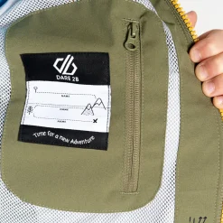 Dare 2b - Kids' Explore II Waterproof Jacket | Olivine Green