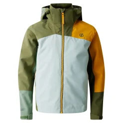 Dare 2b - Kids' Explore II Waterproof Jacket | Olivine Green