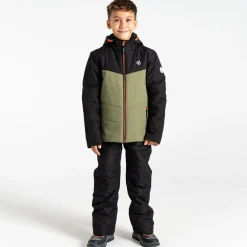 Dare 2b - Kids' Jolly Puffer Jacket | Black Olivine Green