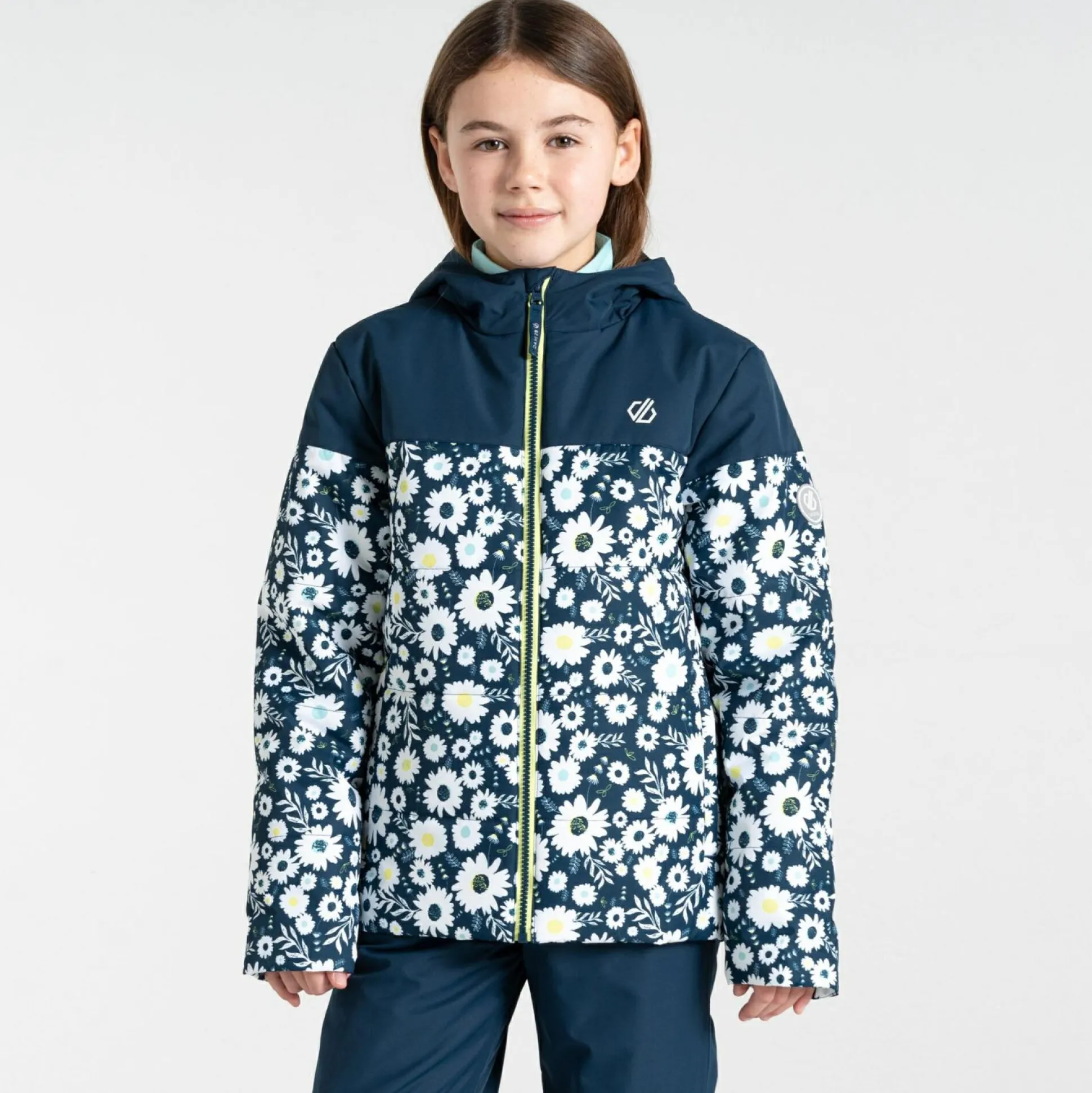 Dare 2b - Kids' Liftie Ski Jacket | Moonlight Denim Daisy Print