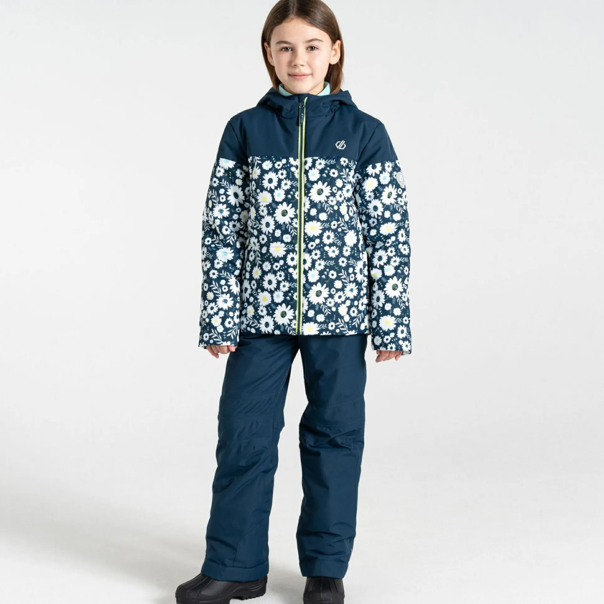 Dare 2b - Kids' Liftie Ski Jacket | Moonlight Denim Daisy Print