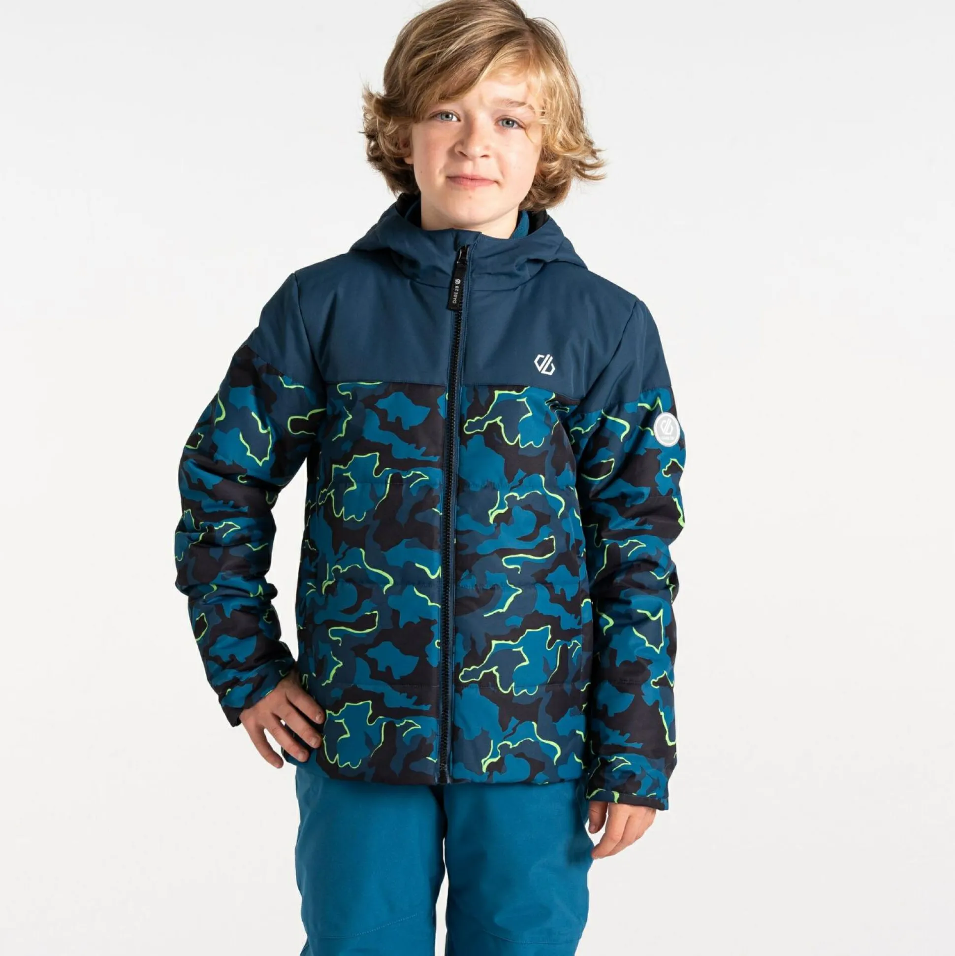 Dare 2b - Kids' Liftie Ski Jacket | Blue Camo Print