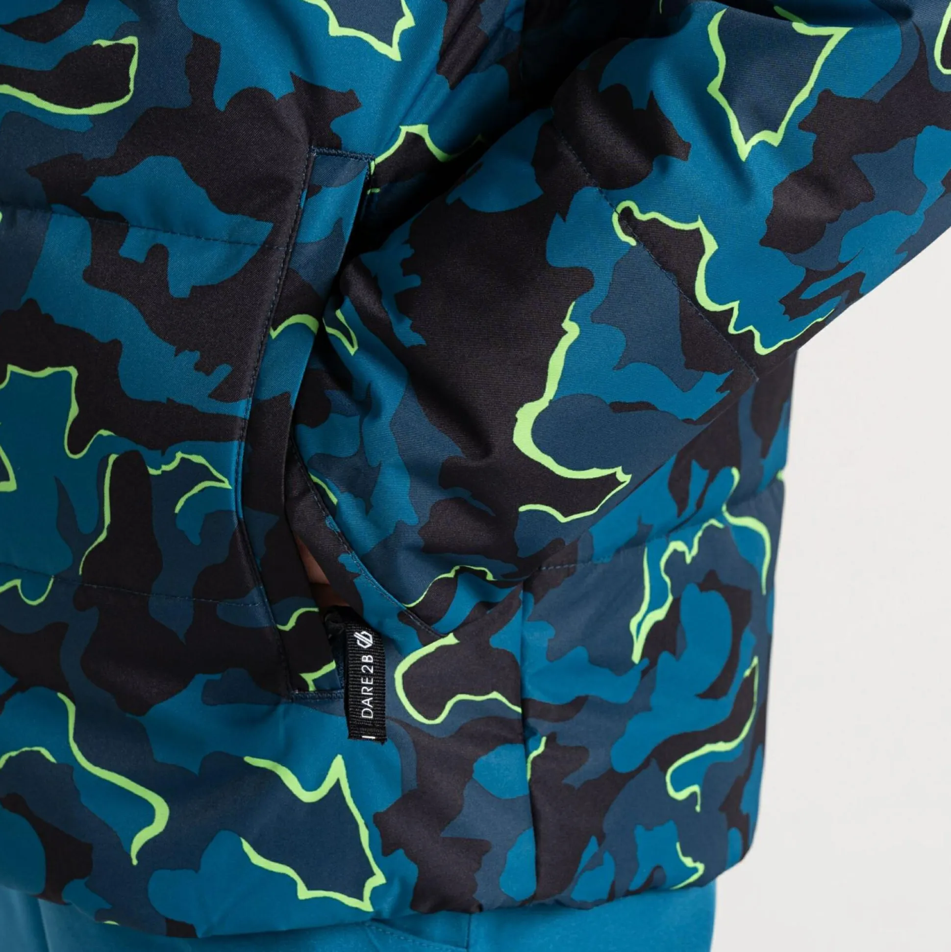 Dare 2b - Kids' Liftie Ski Jacket | Blue Camo Print