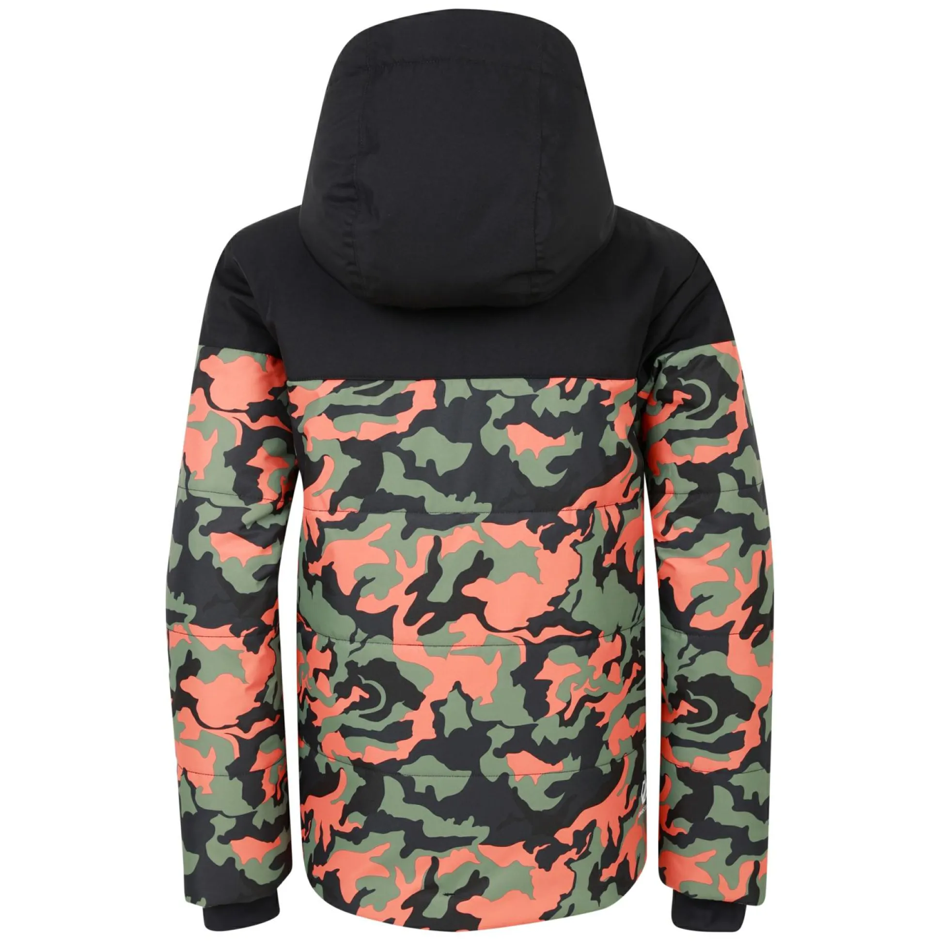 Dare 2b - Kids' Liftie Ski Jacket | Black Orange Camo Print
