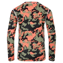 Dare 2b - Kids' Pow II Baselayer Set | Rusty Orange Camo Print