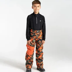 Dare 2b - Kids' Pow Ski Pants | Orange Rust Camo Print