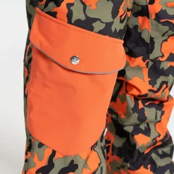 Dare 2b - Kids' Pow Ski Pants | Orange Rust Camo Print