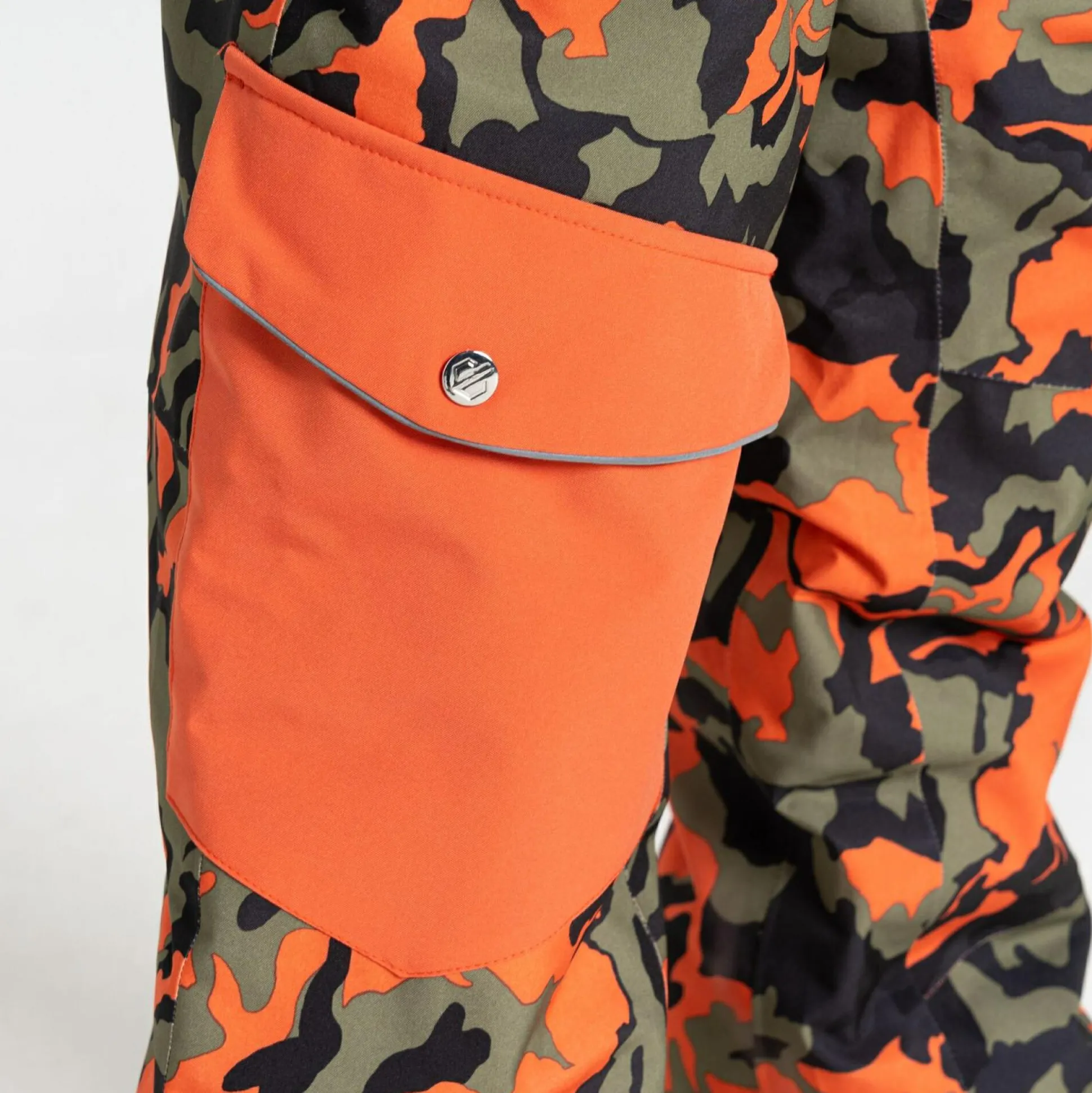 Dare 2b - Kids' Pow Ski Pants | Orange Rust Camo Print