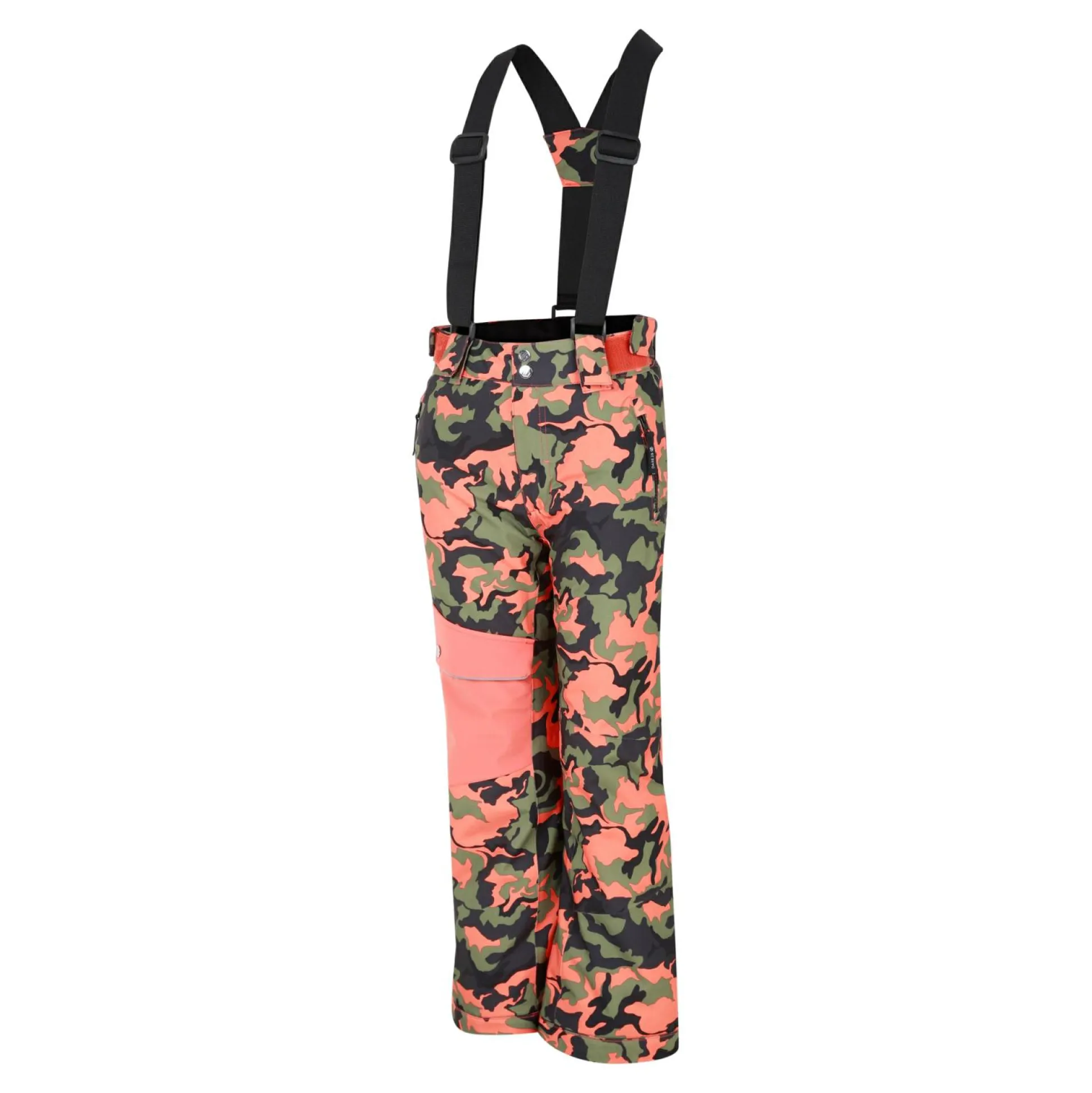 Dare 2b - Kids' Pow Ski Pants | Orange Rust Camo Print