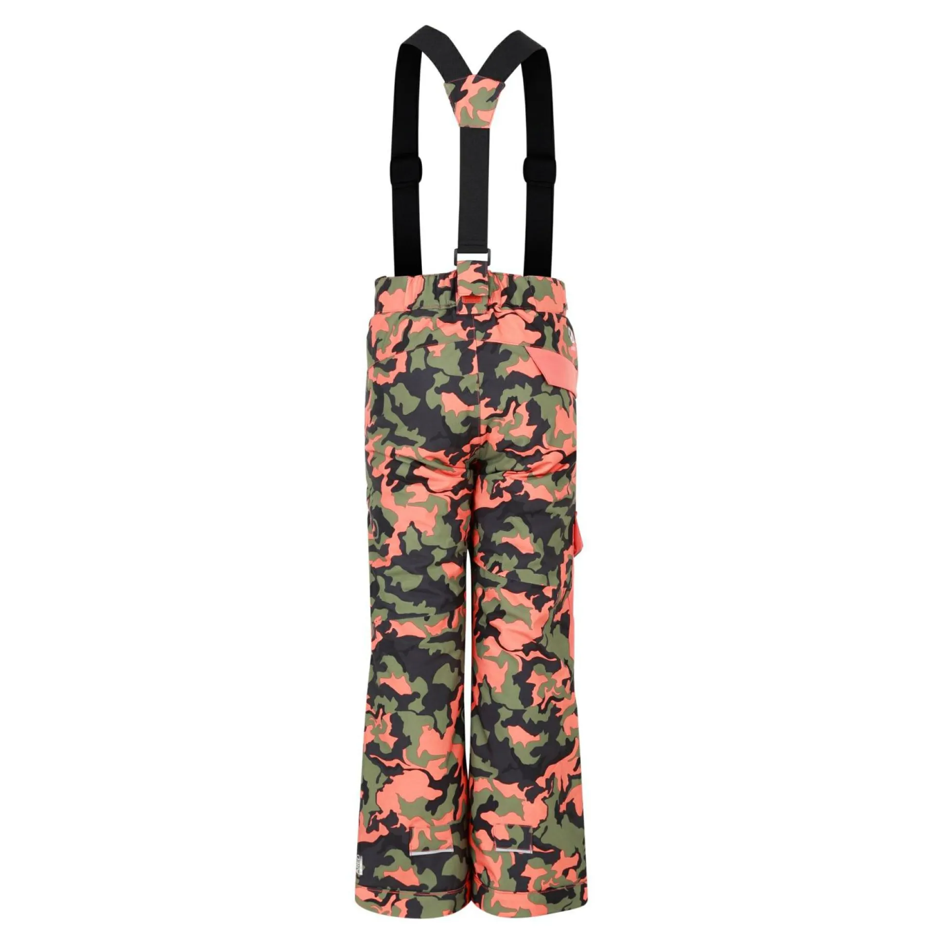 Dare 2b - Kids' Pow Ski Pants | Orange Rust Camo Print