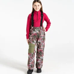 Dare 2b - Kids' Pow Ski Pants | Green Leopard Print