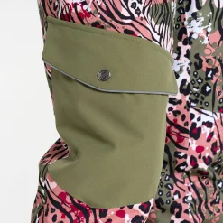 Dare 2b - Kids' Pow Ski Pants | Green Leopard Print