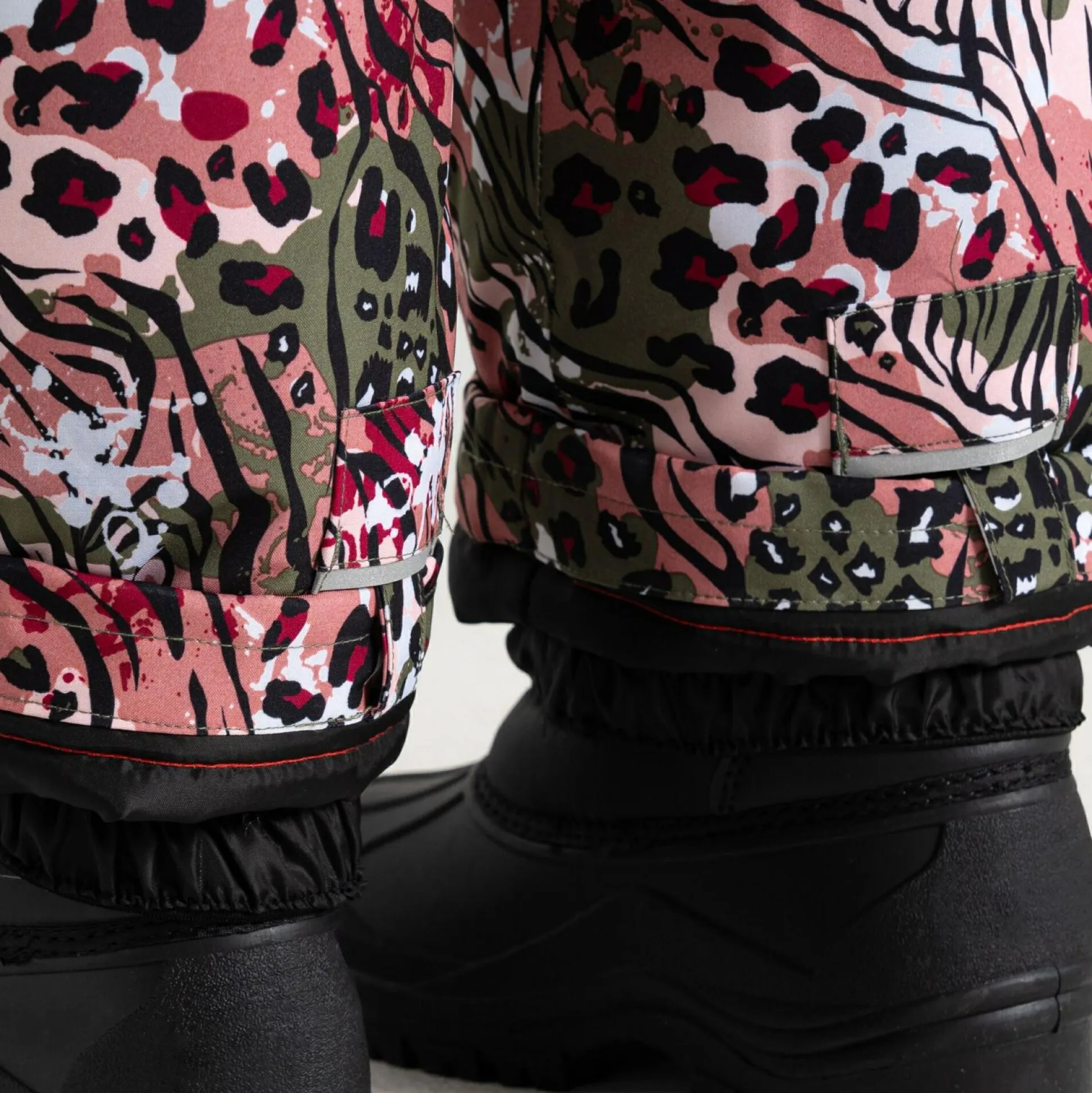 Dare 2b - Kids' Pow Ski Pants | Green Leopard Print