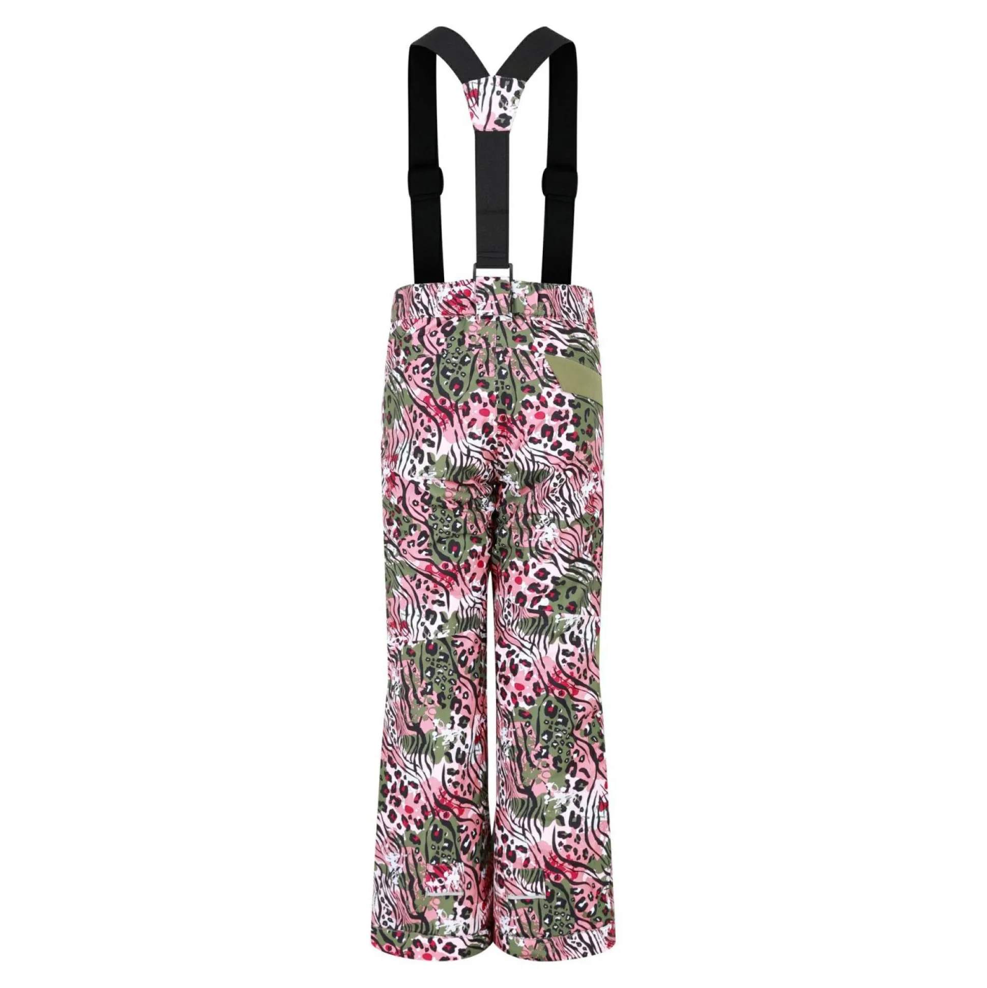 Dare 2b - Kids' Pow Ski Pants | Green Leopard Print