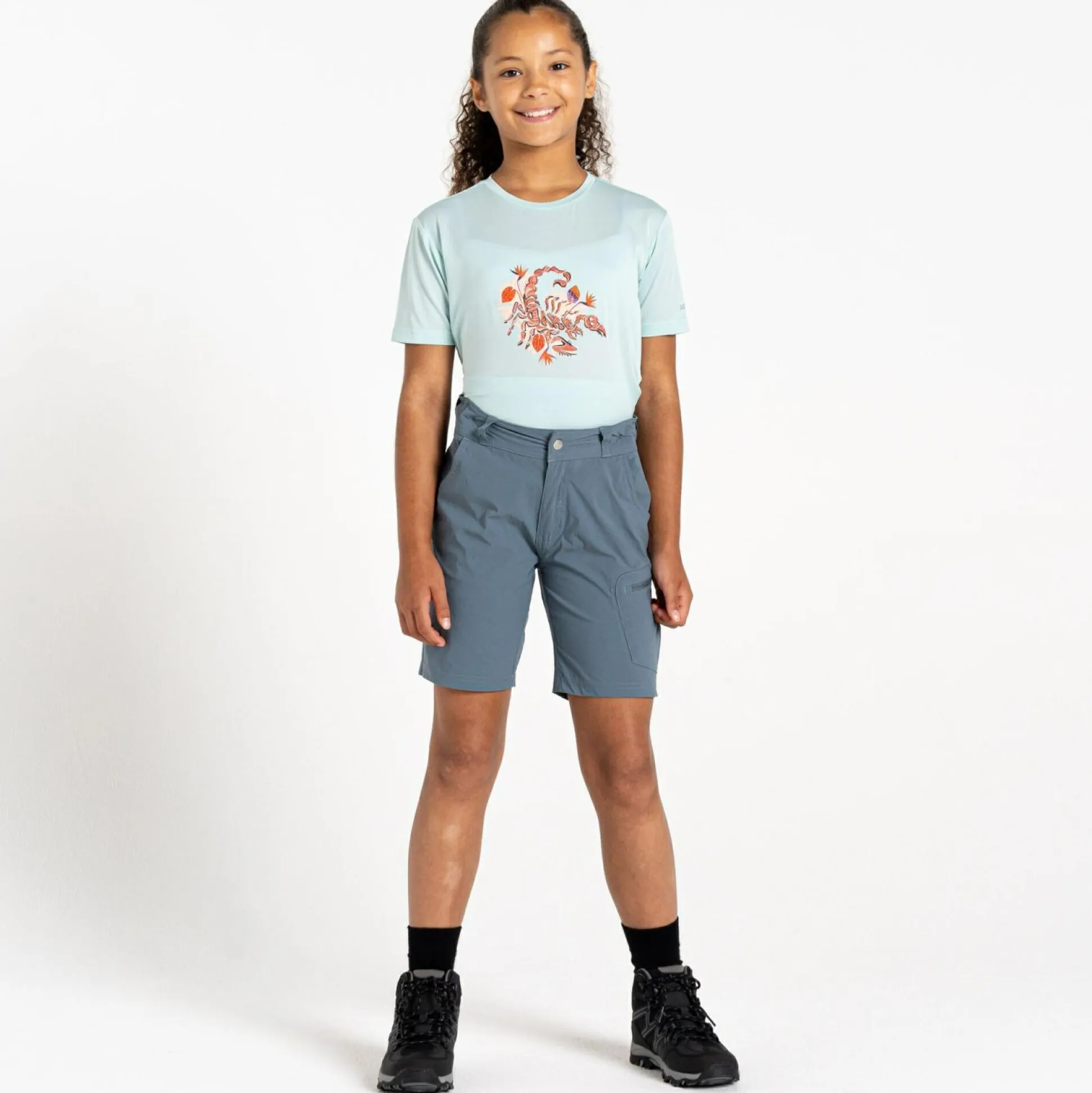 Dare 2b - Kids' Reprise II Lightweight Shorts | Element Grey