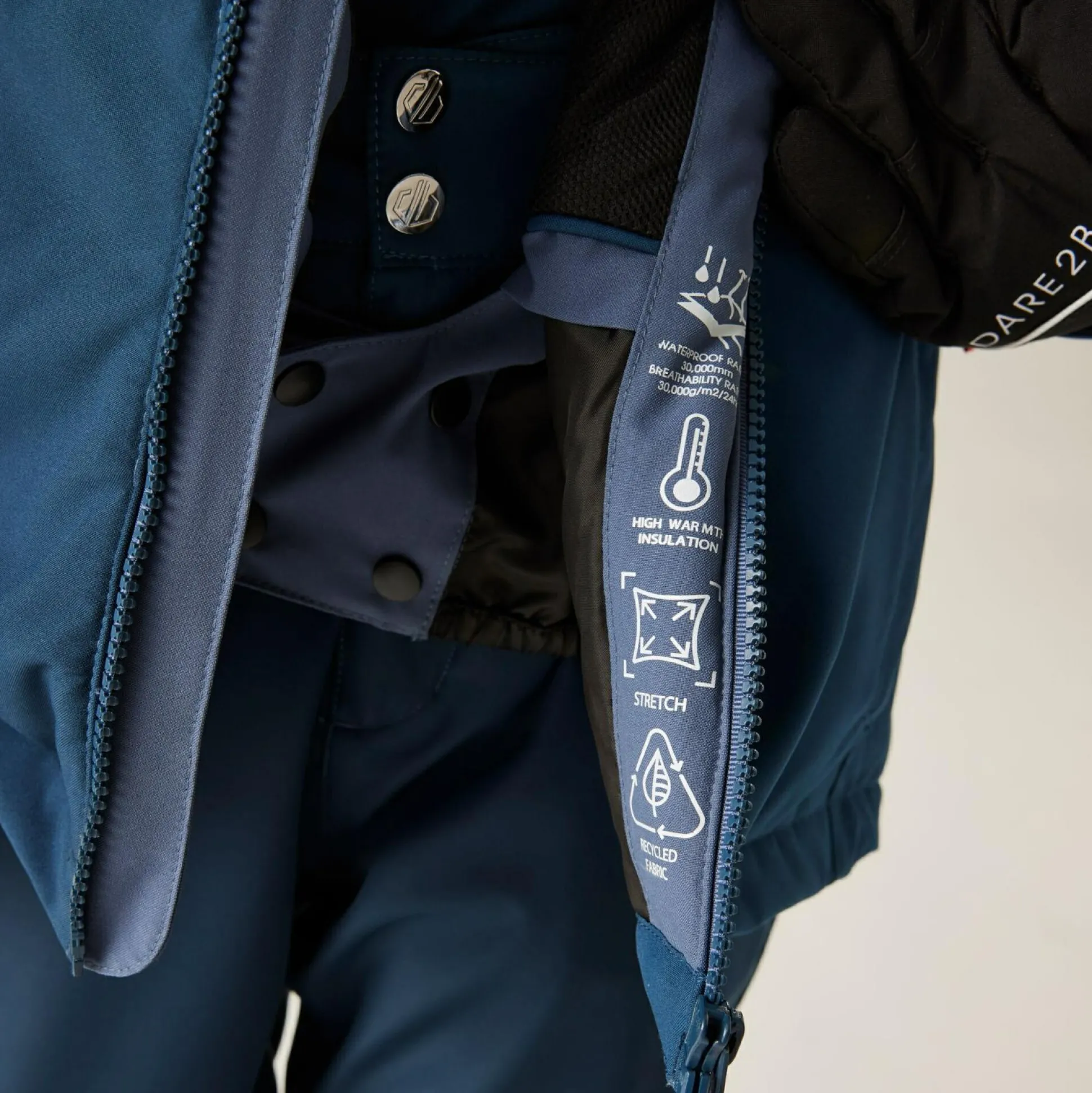 Dare 2b - Kids' Send It! Ski Jacket | Blue Indigo