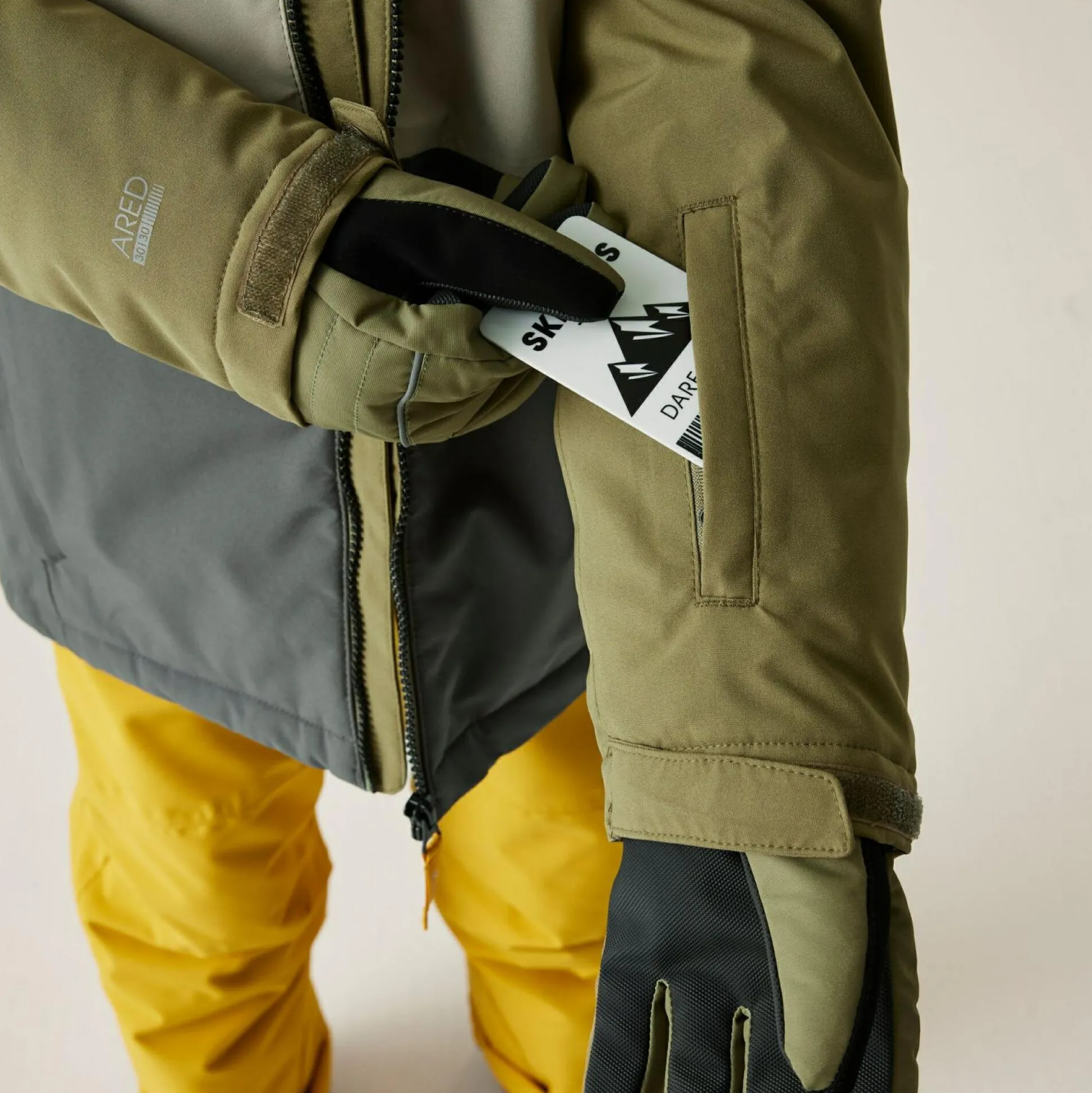 Dare 2b - Kids' Send It! Ski Jacket | Olive Green