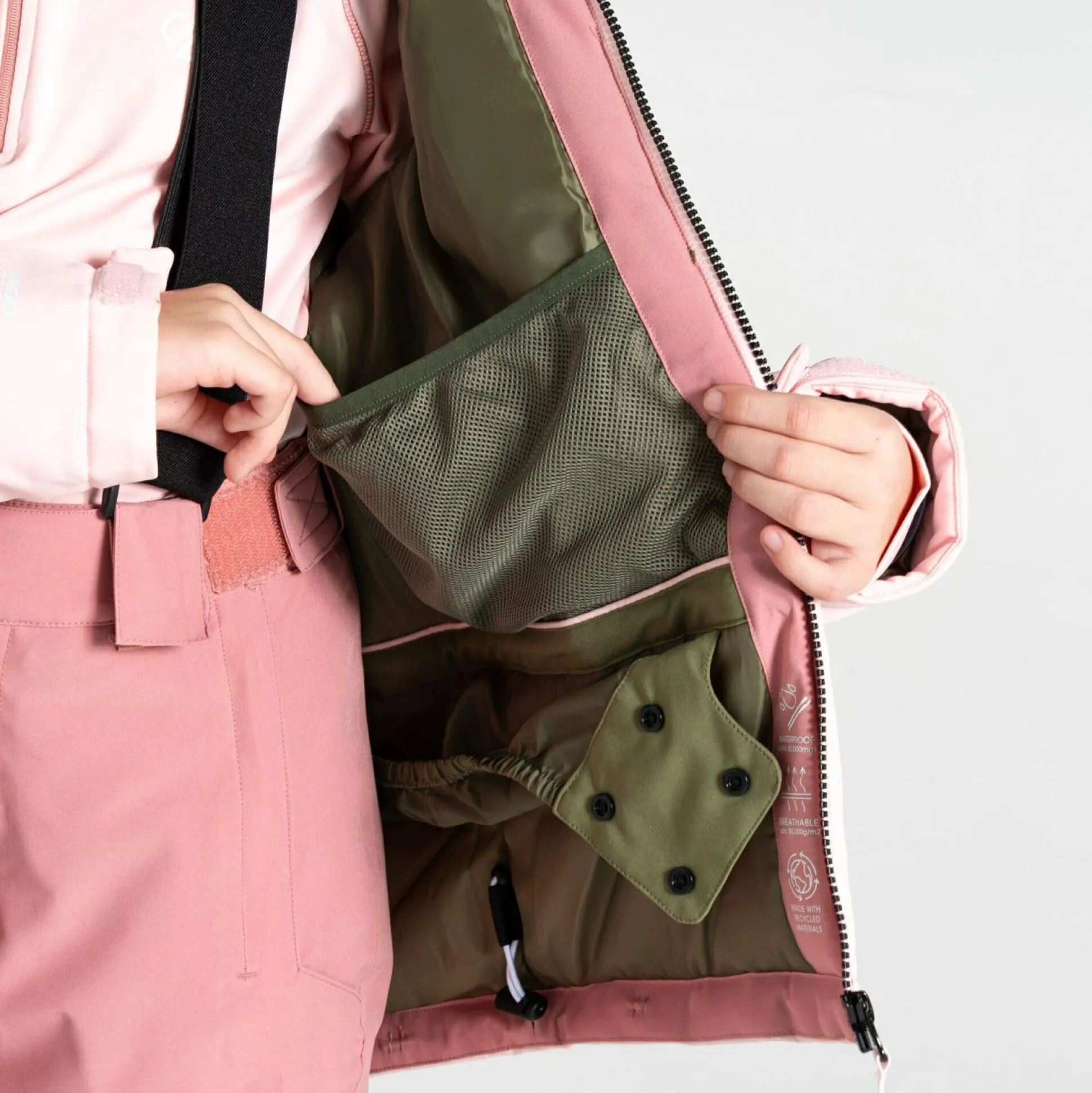 Dare 2b - Kids' Steazy II Ski Jacket | Dusty Rose Green