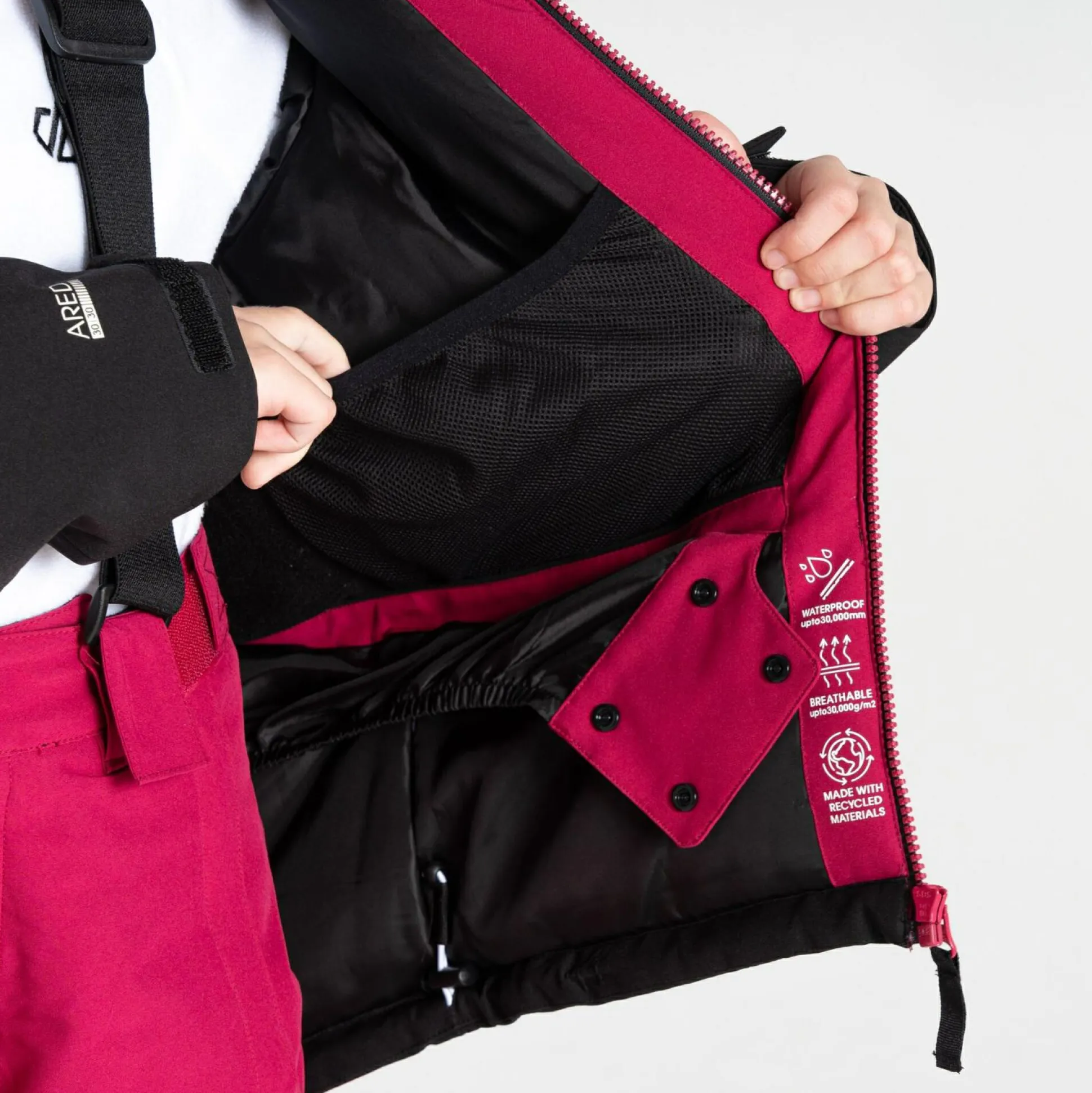 Dare 2b - Kids' Traverse II Ski Jacket | Berry Pink Rose