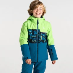 Dare 2b - Kids' Traverse II Ski Jacket | Green Blue Camo Print