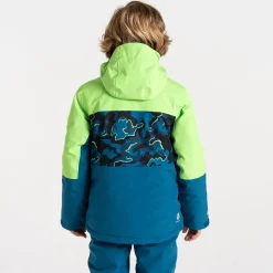 Dare 2b - Kids' Traverse II Ski Jacket | Green Blue Camo Print