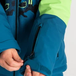 Dare 2b - Kids' Traverse II Ski Jacket | Green Blue Camo Print