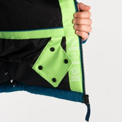 Dare 2b - Kids' Traverse II Ski Jacket | Green Blue Camo Print