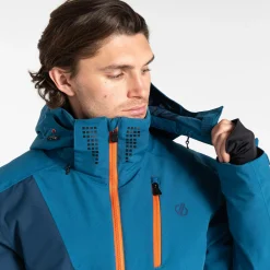 Dare 2b - Men's Baseplate II Ski Jacket | Kingfisher Blue Navy