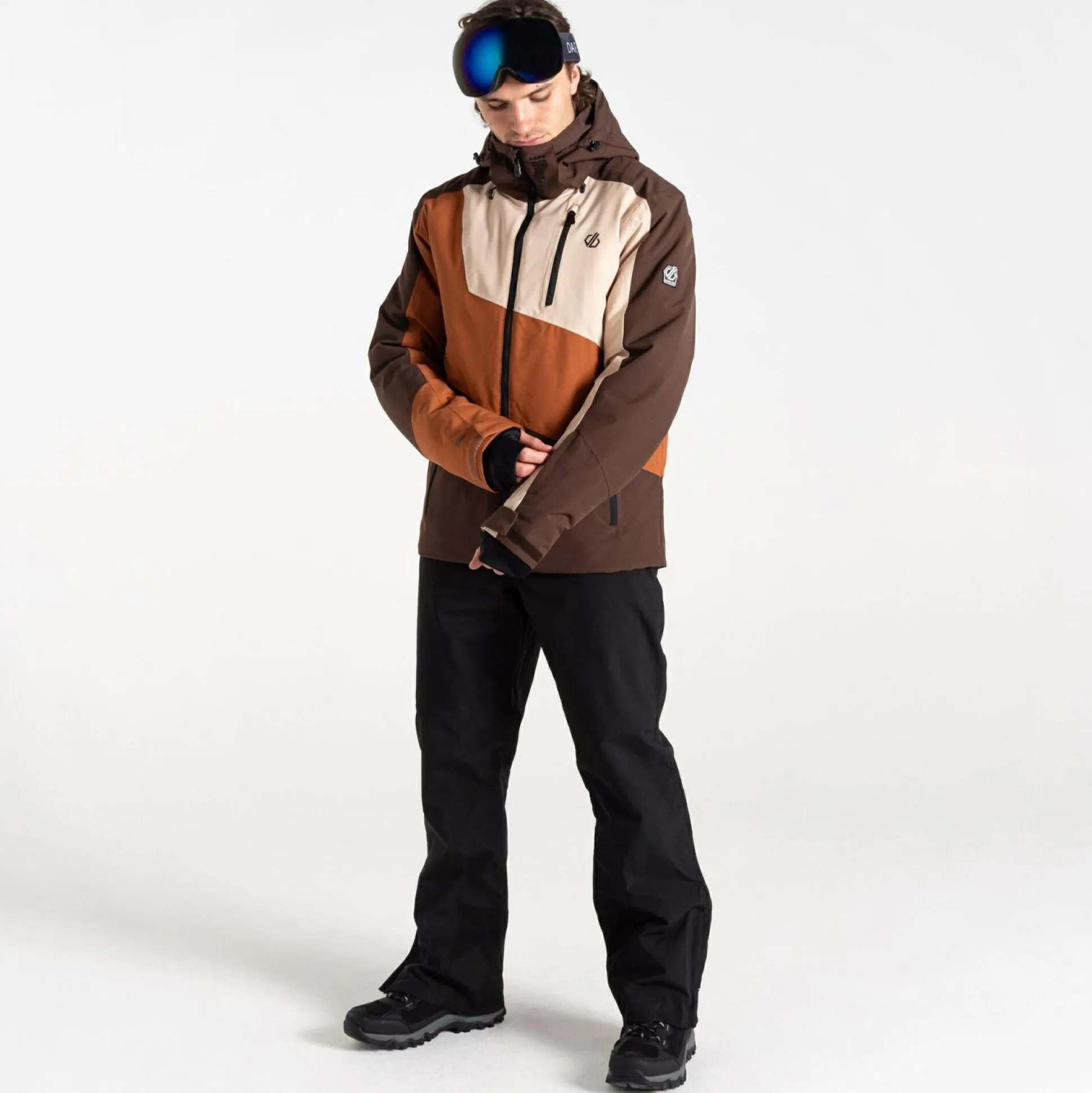 Dare 2b - Men's Baseplate II Ski Jacket | Mocha Brown Orange