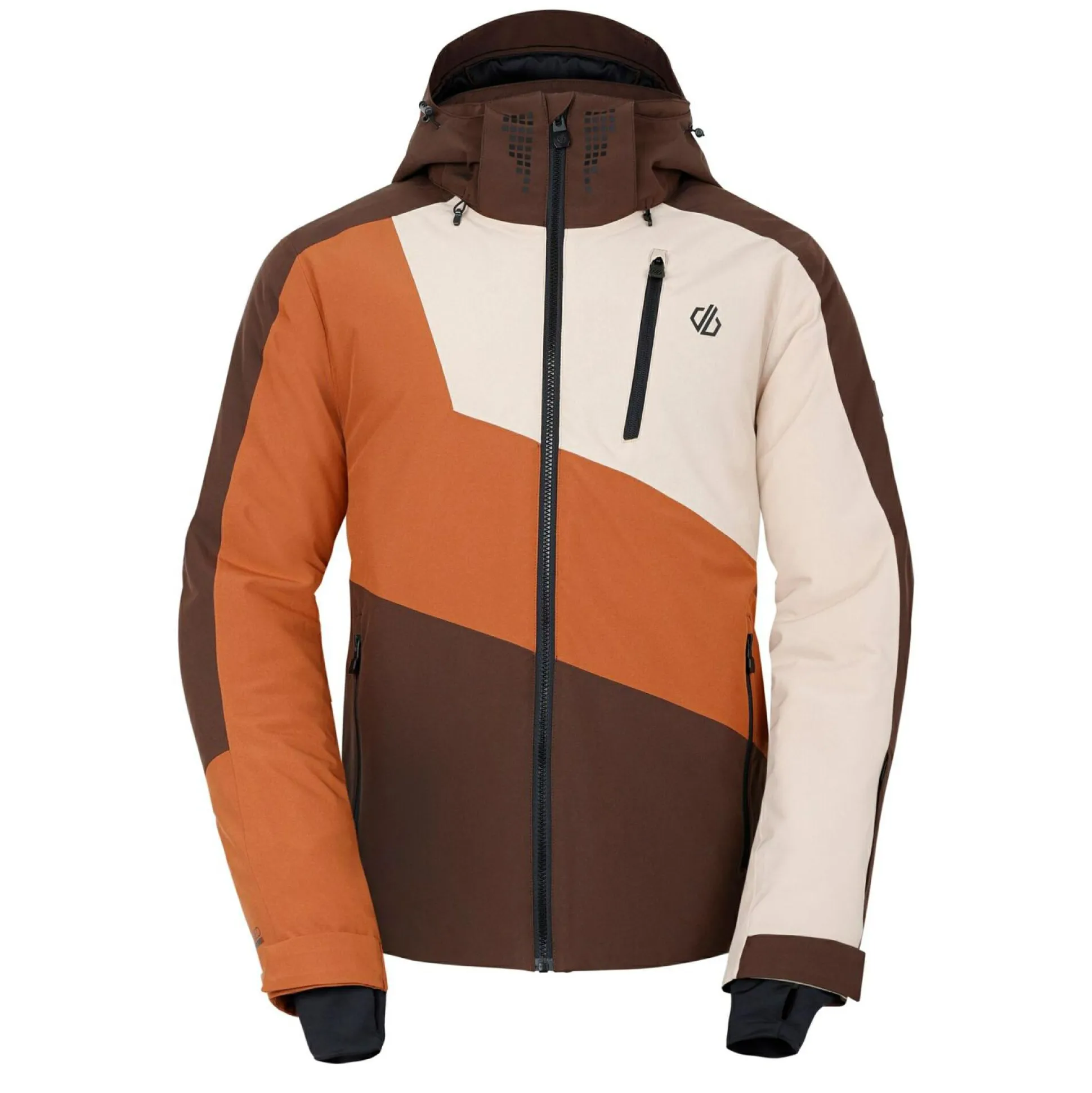 Dare 2b - Men's Baseplate II Ski Jacket | Mocha Brown Orange