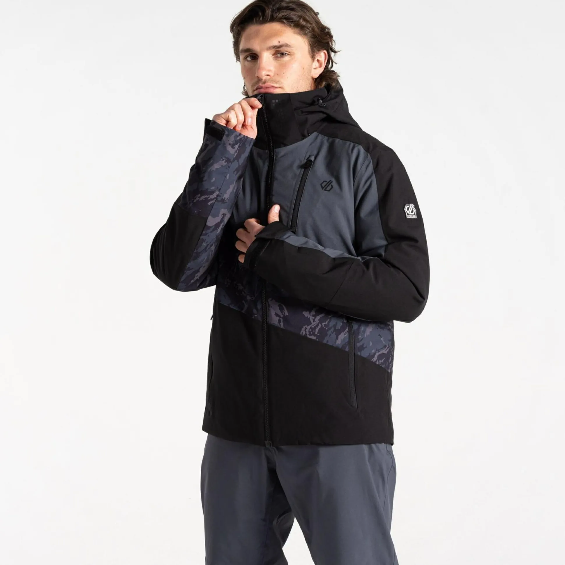 Dare 2b - Men's Baseplate II Ski Jacket | Black Grey