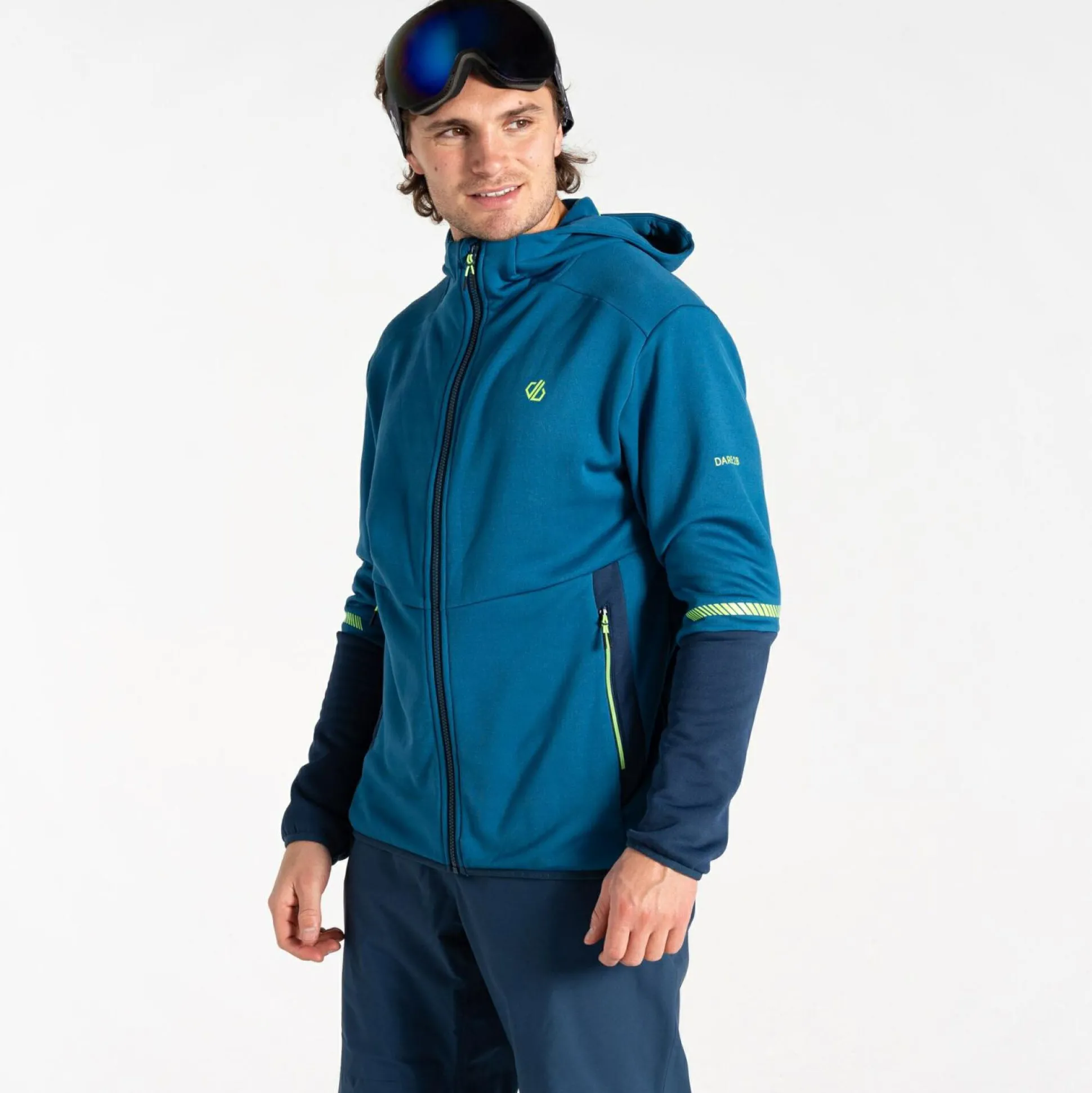 Dare 2b - Men's Camber Core Stretch Midlayer | Kingfisher Blue