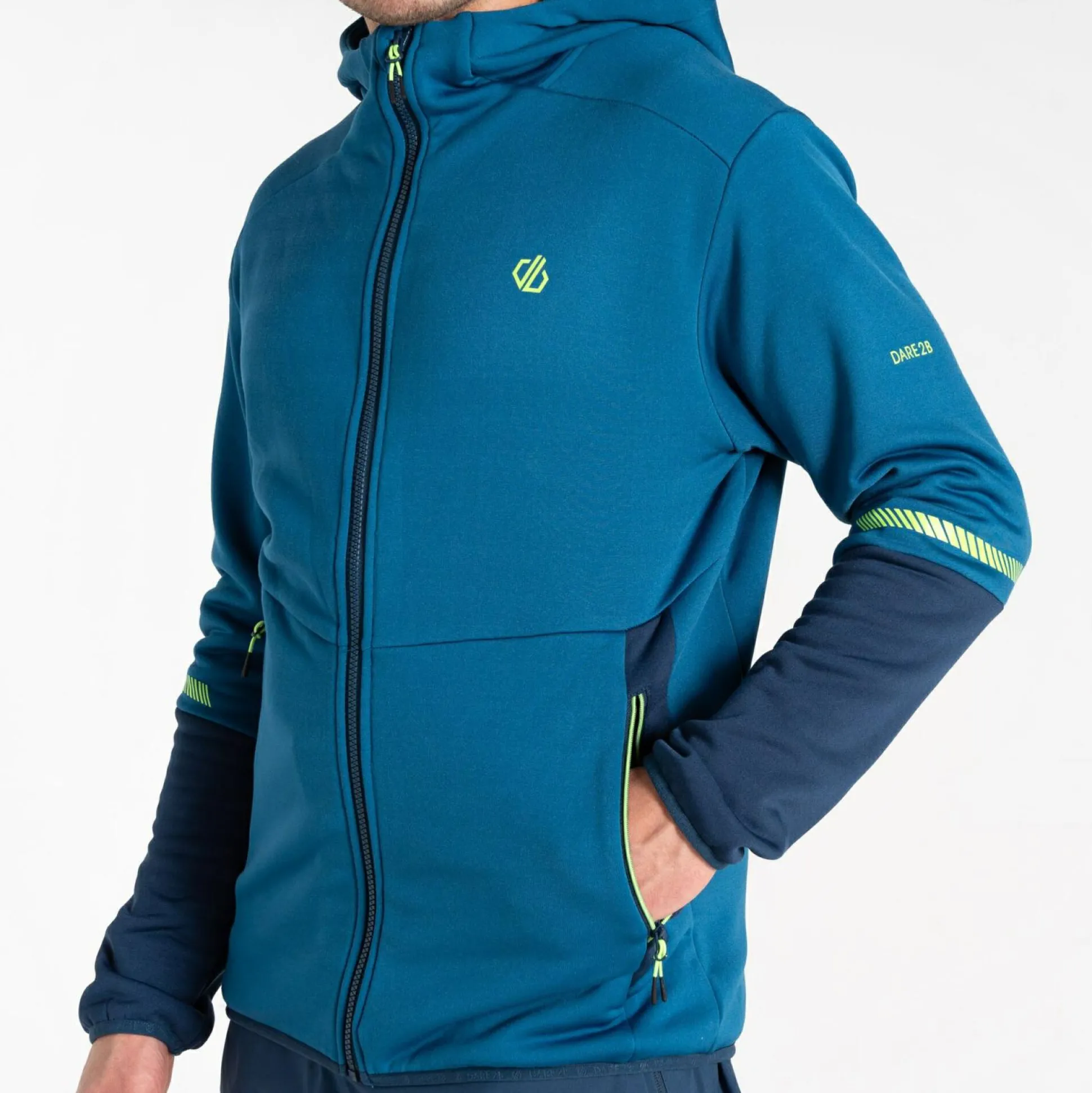 Dare 2b - Men's Camber Core Stretch Midlayer | Kingfisher Blue
