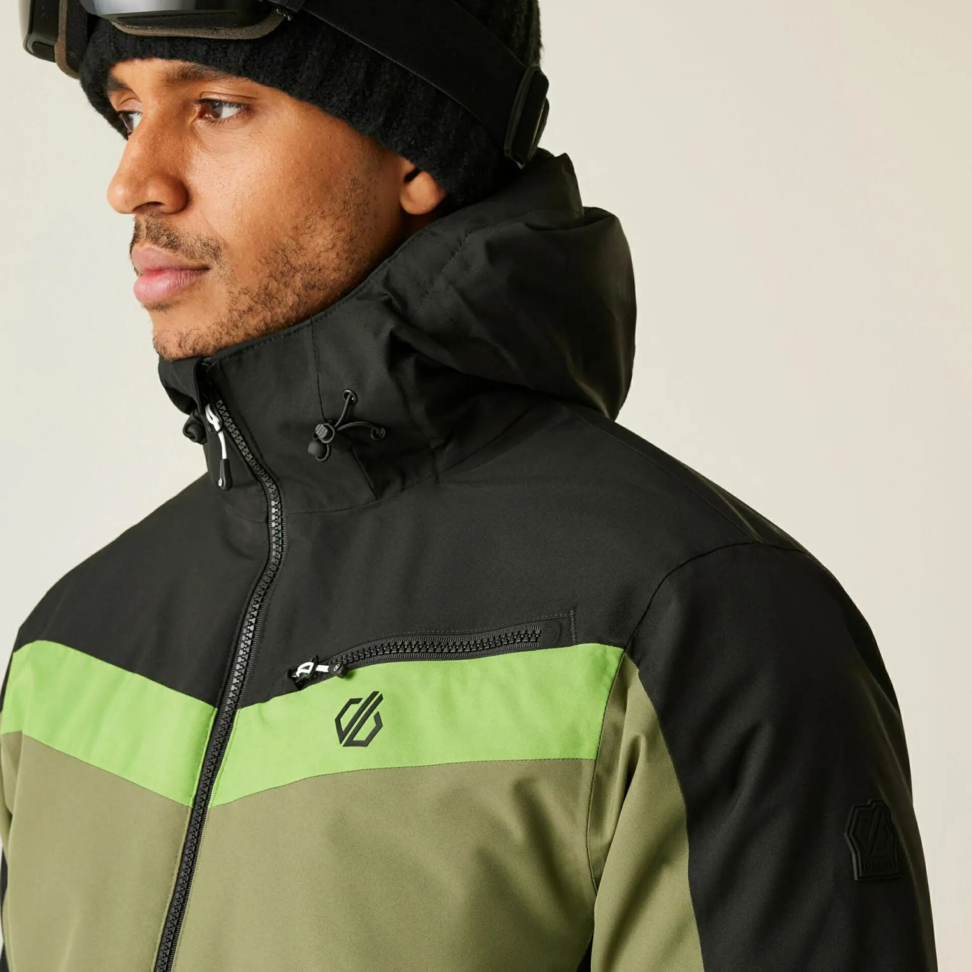 Dare 2b - Men's Eagle II Ski Jacket | Black Olivine Green